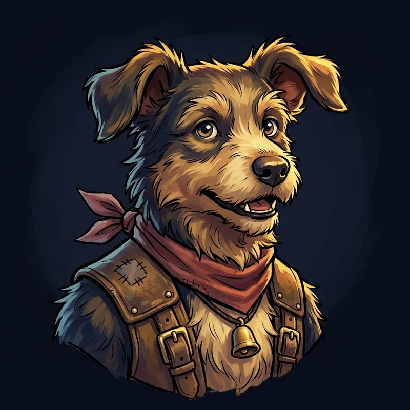 Mutt the Adventurer, the kid's avatar in MyDD Learn